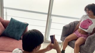 If you don't fuck me I'll tell my stepfathers that you masturbate to my photos