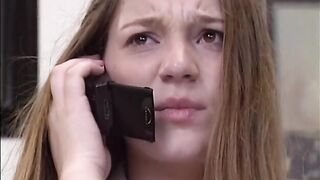 Teen girl can't wait any minute before her admirer comes